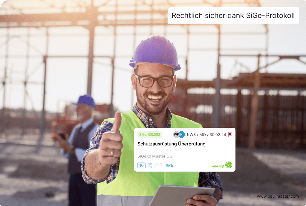 Sige Plan rechtlich sicher