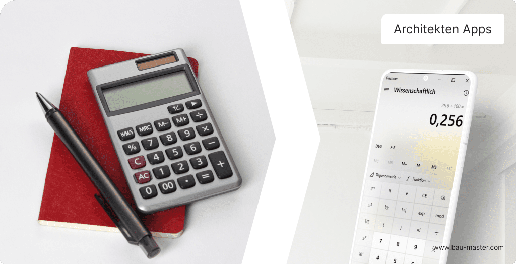 Architektur-Apps Berechnung