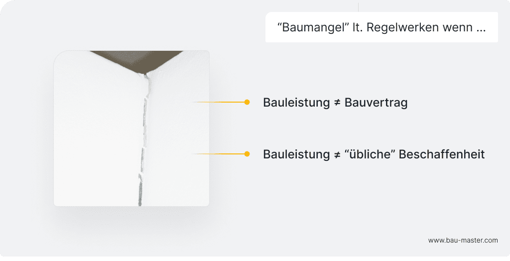 Mängelfreimeldung Definition Baumangel