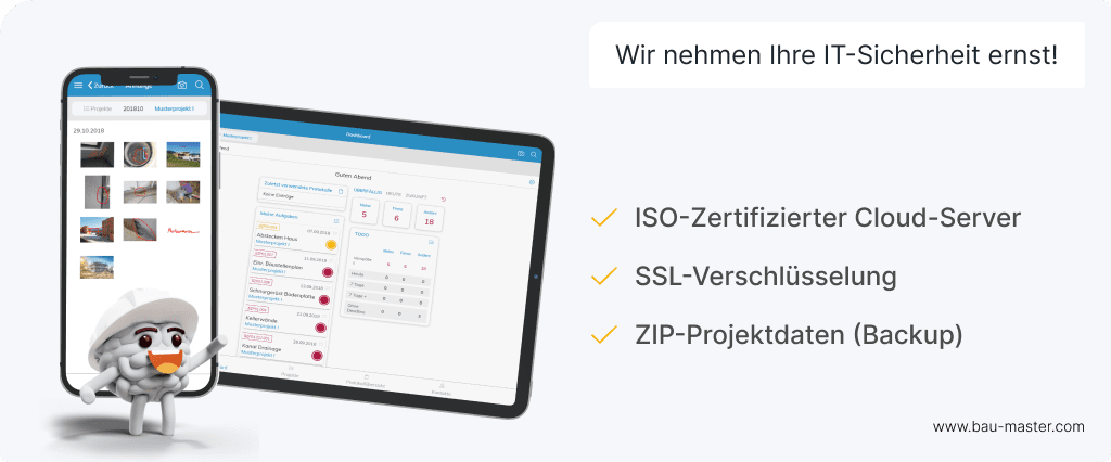 Schutzmaßnahmen bei BauMaster