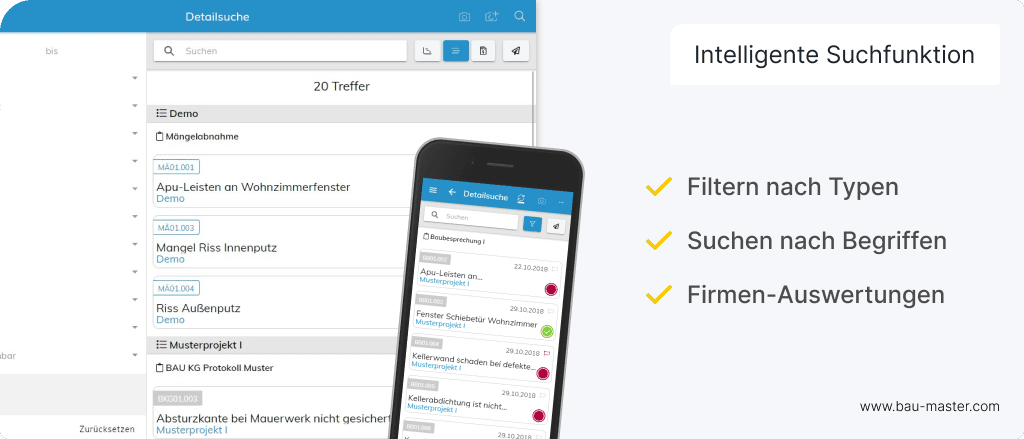 Bauleistungen digital überwachen
