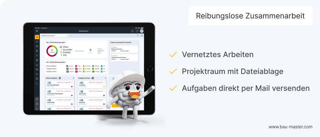 Behinderungsanzeige BauMaster