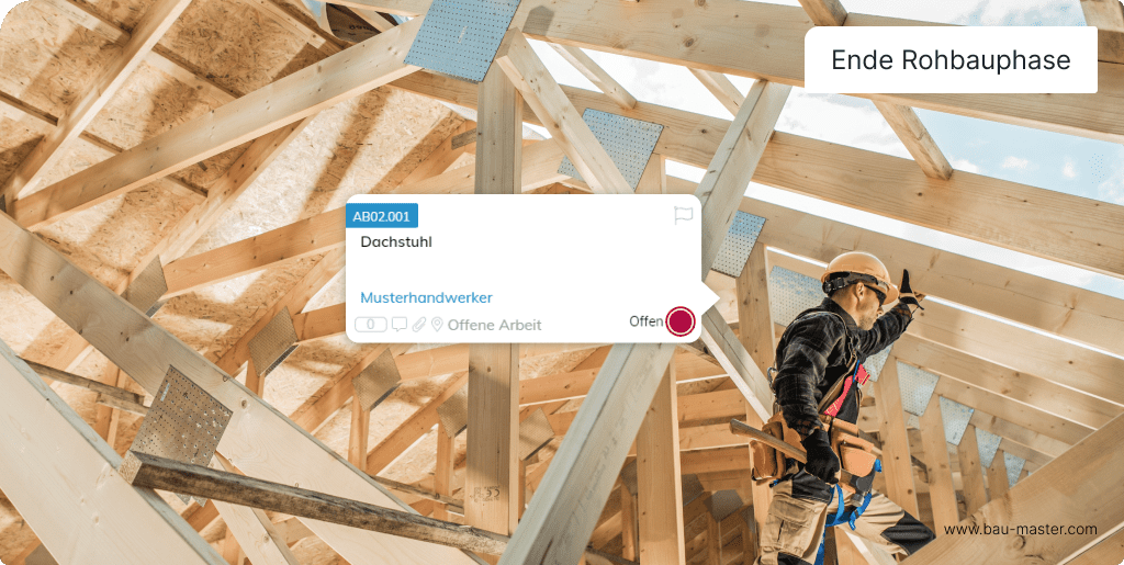 Hausbau Zeitplan Rohbauphase