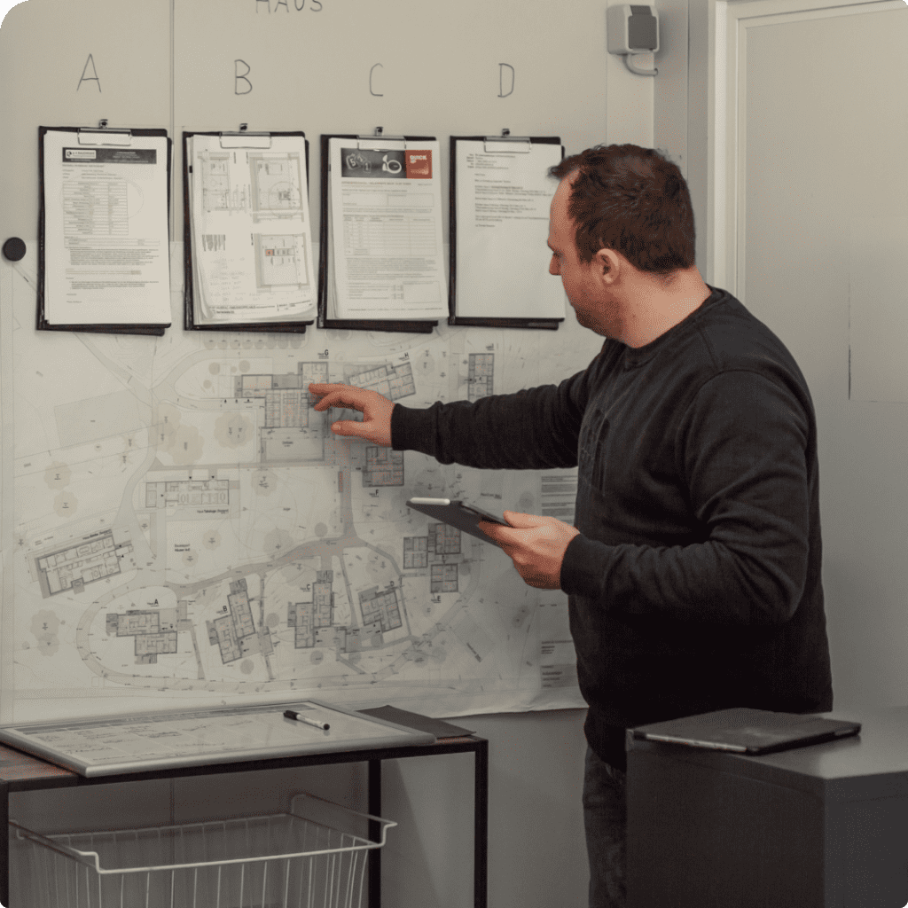 Bauleiter Philipp Hüttl