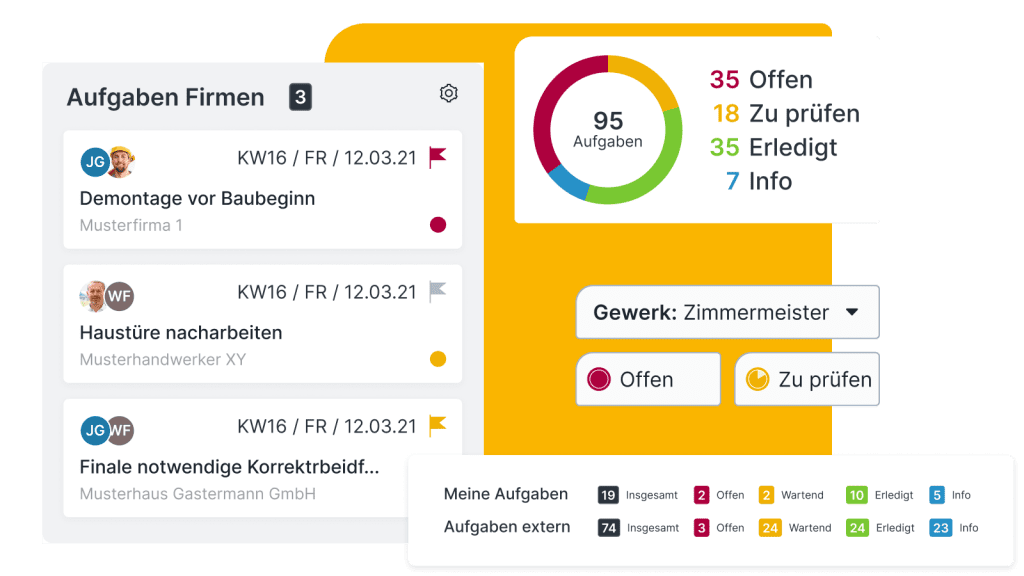 Digitales Baugedächtnis Aufgaben