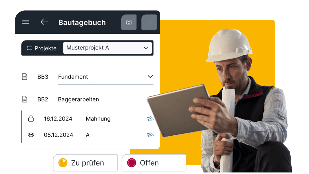 Digitales Baugedächtnis Offline Arbeiten
