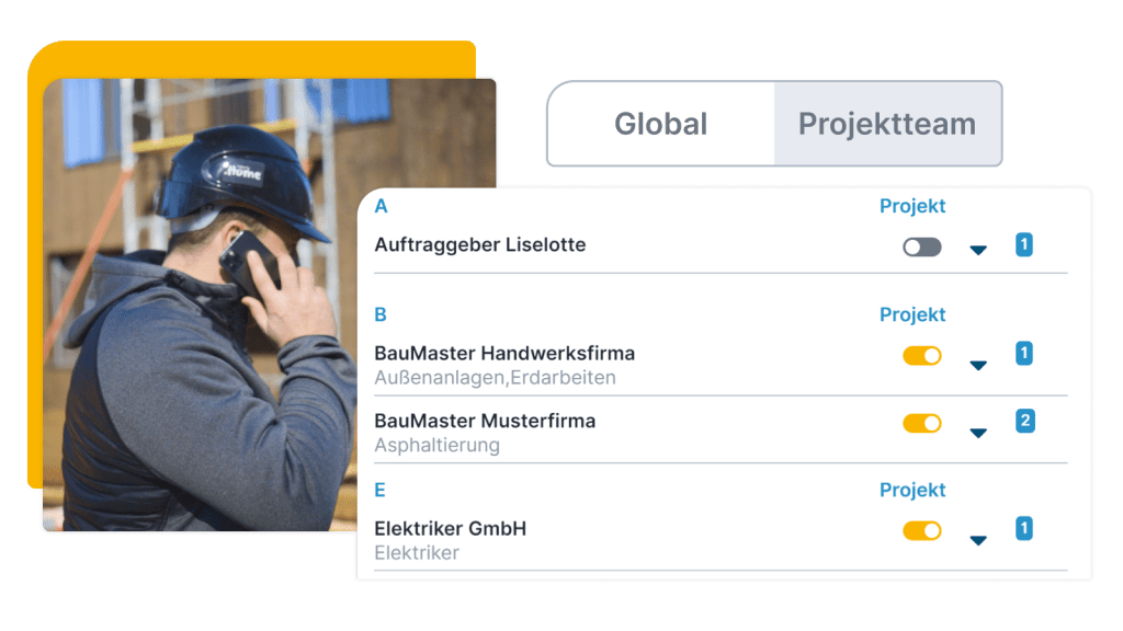 Digitales Baugedächtnis Teamwork