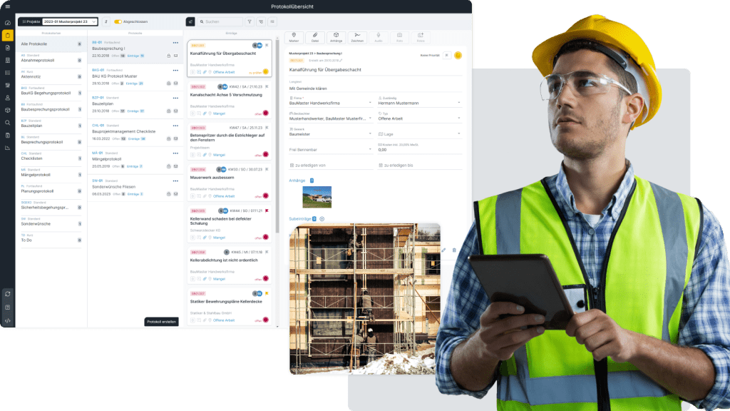 Baudokumentation App Screen1