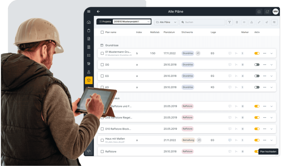 Baudokumentation App Screen3