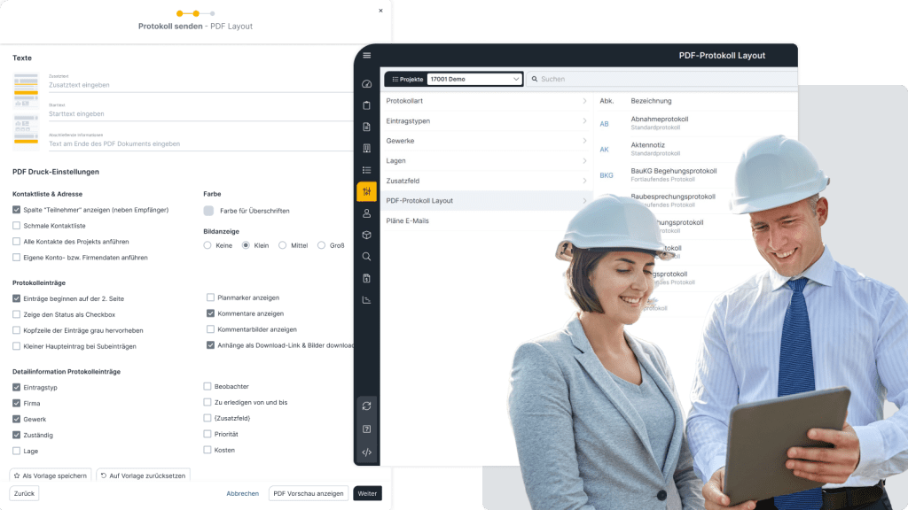 Bauprotokolle Screen1