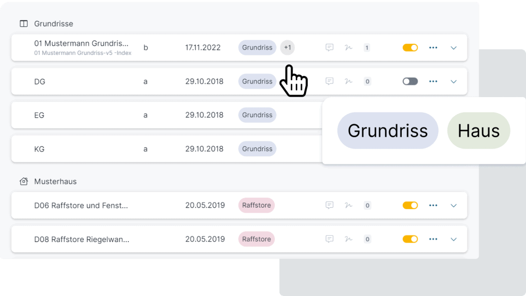 Planmanagement App Screen2