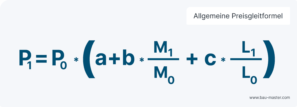 Preisgleitklausel Formel