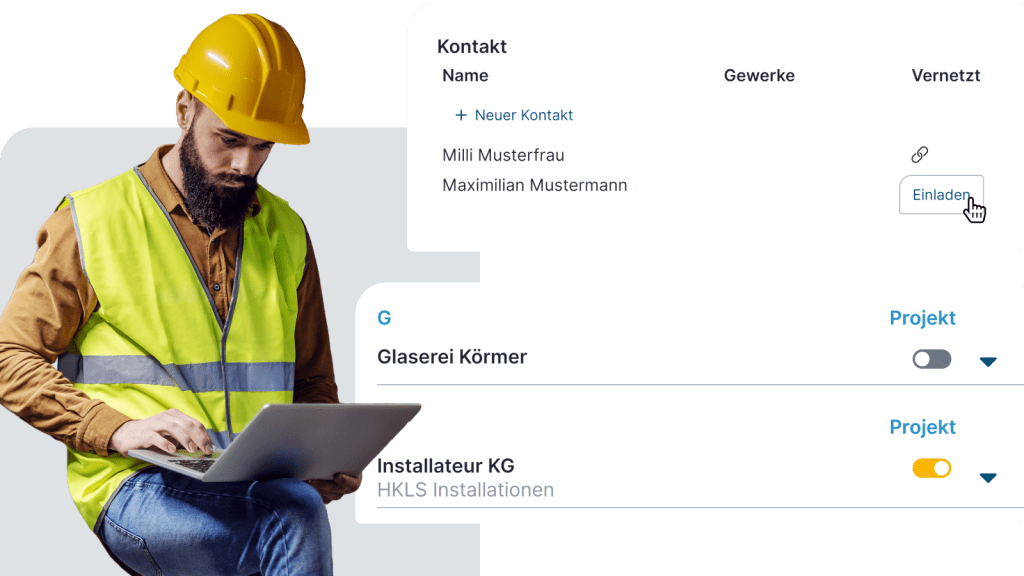 Projektverwaltung Screen2