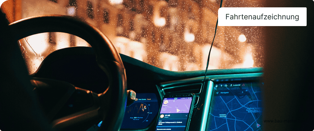 Handwerker App Vorschau Fahrtenaufzeichnung