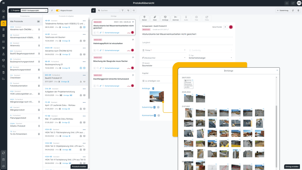 Software für Bauunternehmen Screen1
