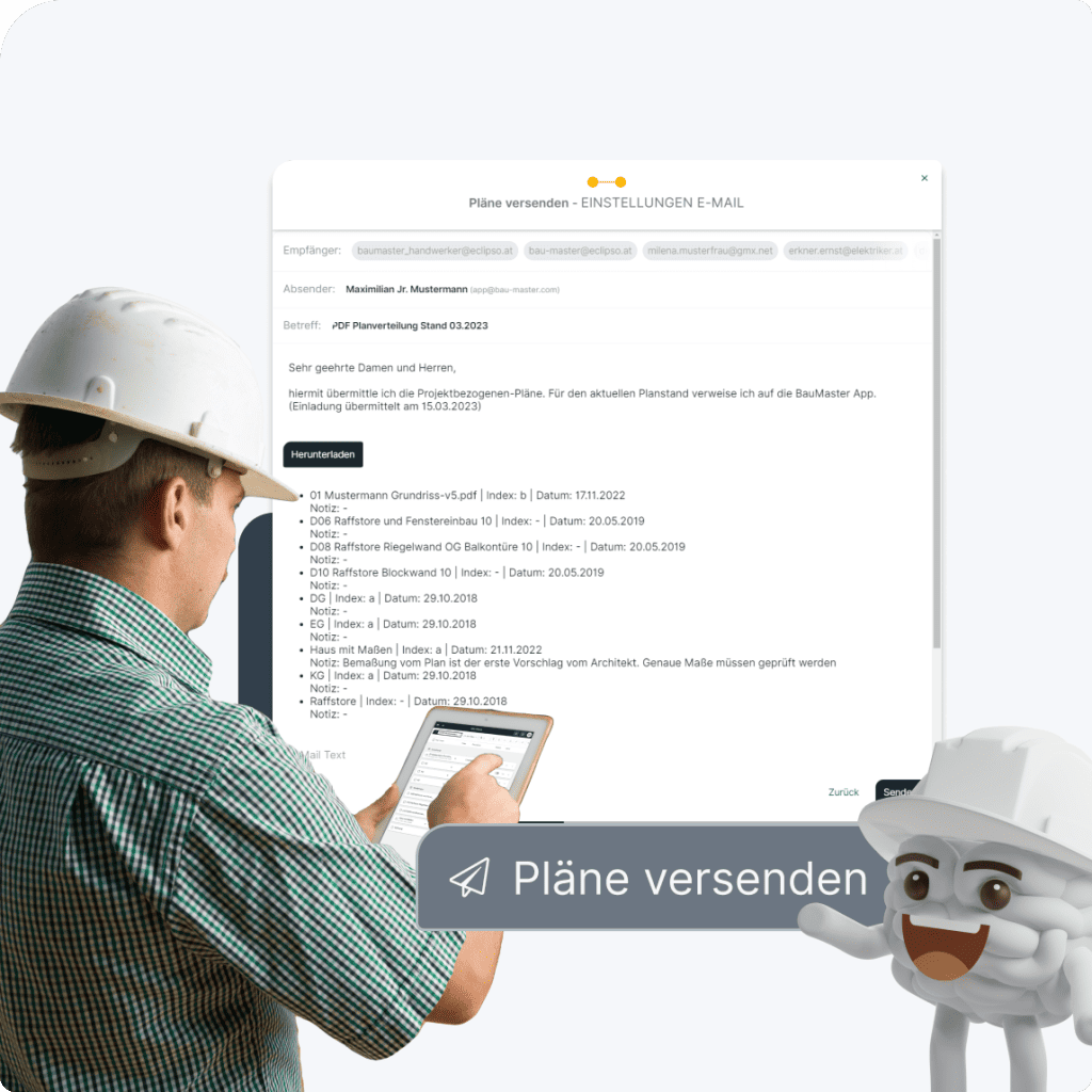 Bauplanung Dokumente