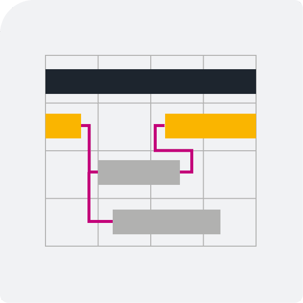 Bauzeitenplan erstellen Gantt