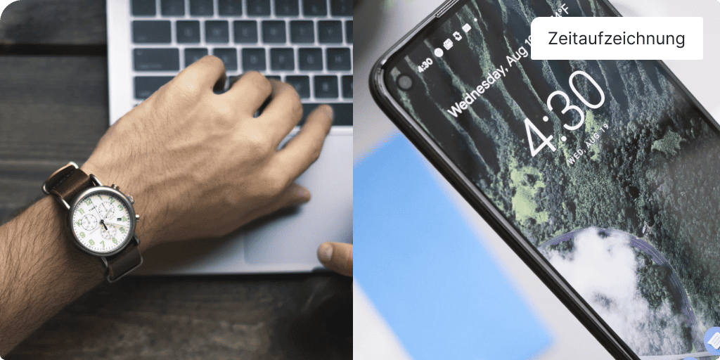 Baustellen Apps Zeitaufzeichnung
