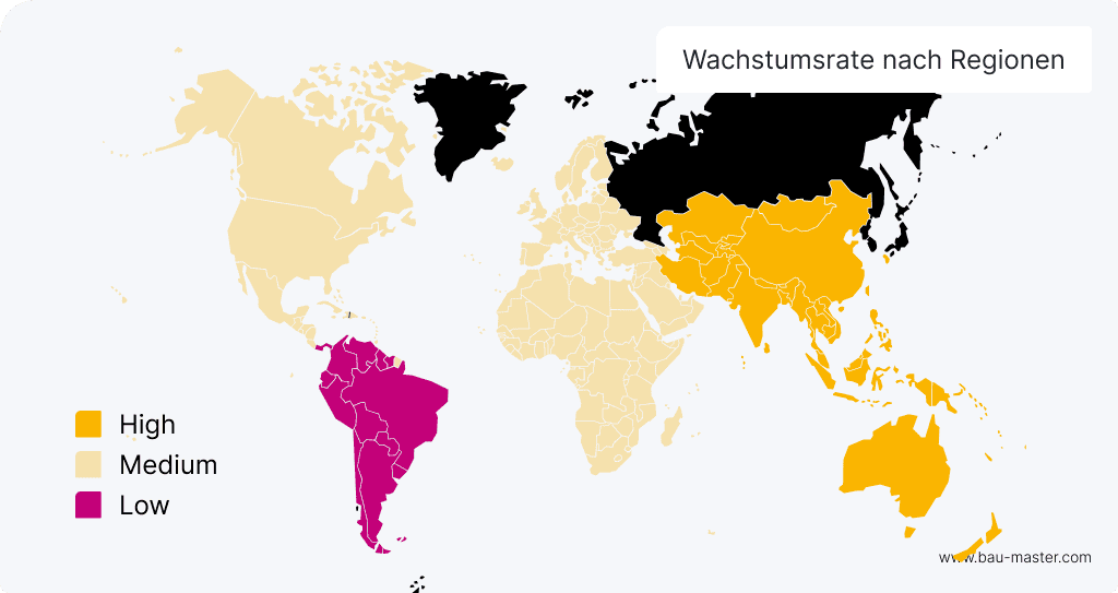 KI im Bauwesen Wachstumsrate