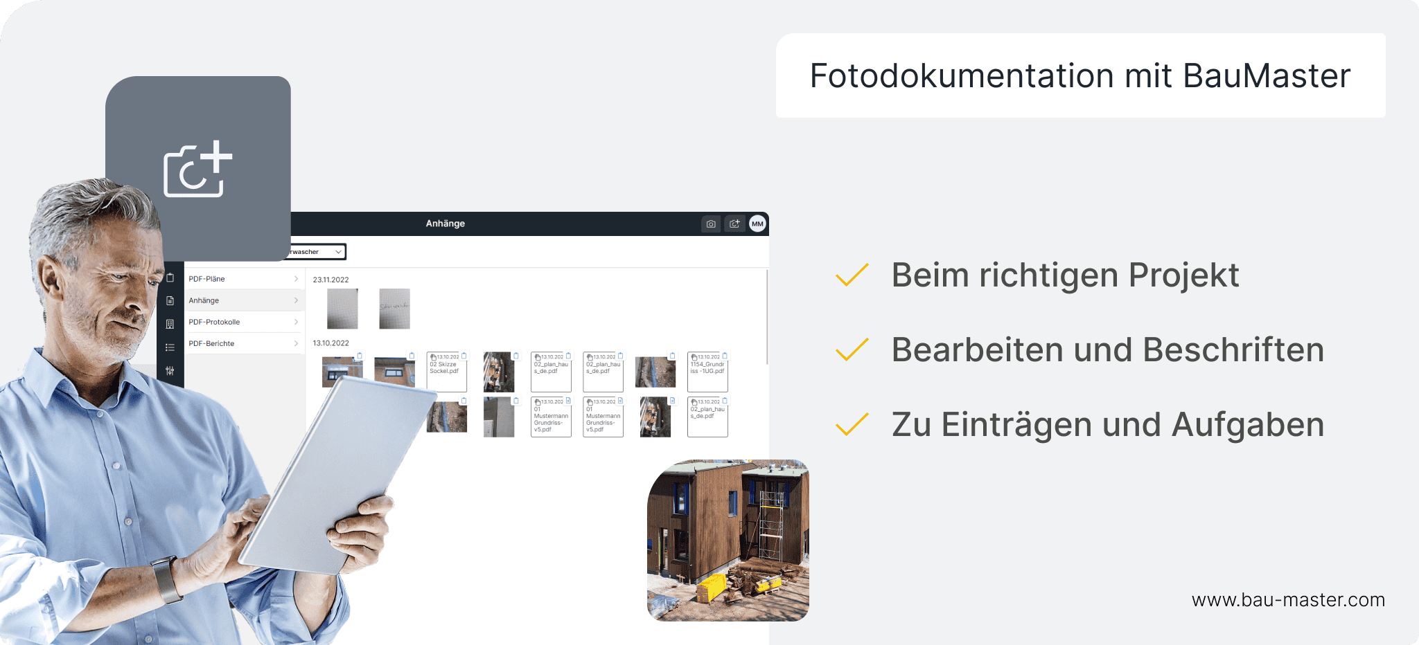 Inverzugsetzung Fotodokumentation
