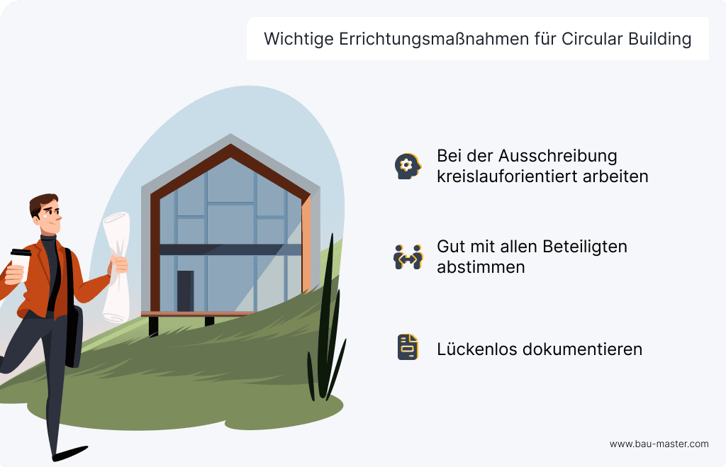 Kreislaufwirtschaft am Bau Wichtige ERrichtungsmaßnahmen für Circular Building
