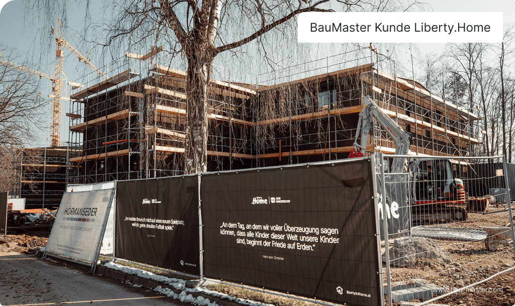 Kreislaufwirtschaft am Bau BauMaster Kunde Liberty.Home