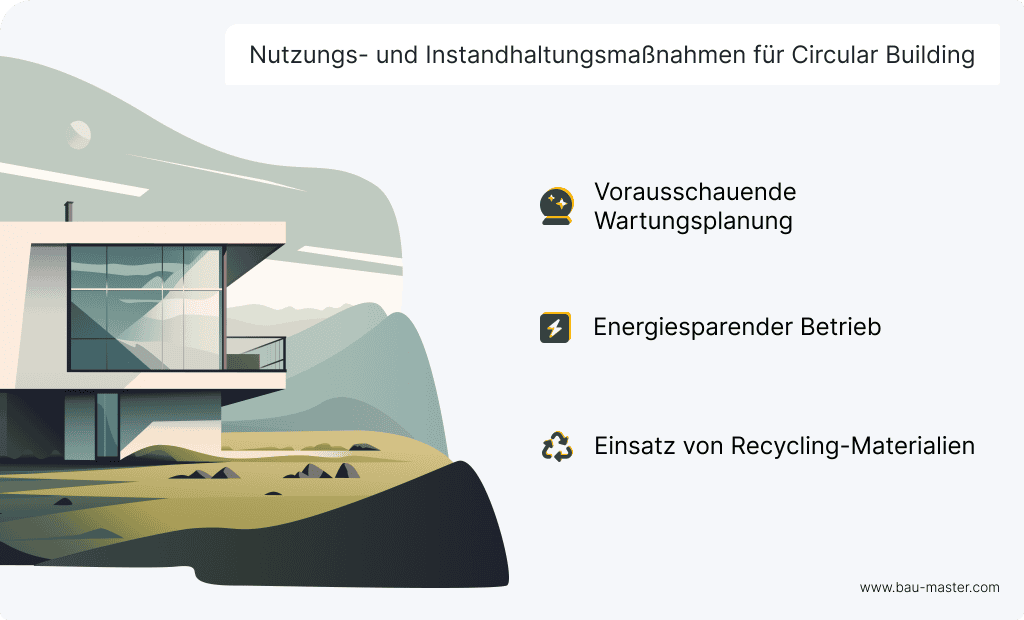 Kreislaufwirtschaft am Bau Nutzungs- und Instandhaltungsmanahmen für Circular Building