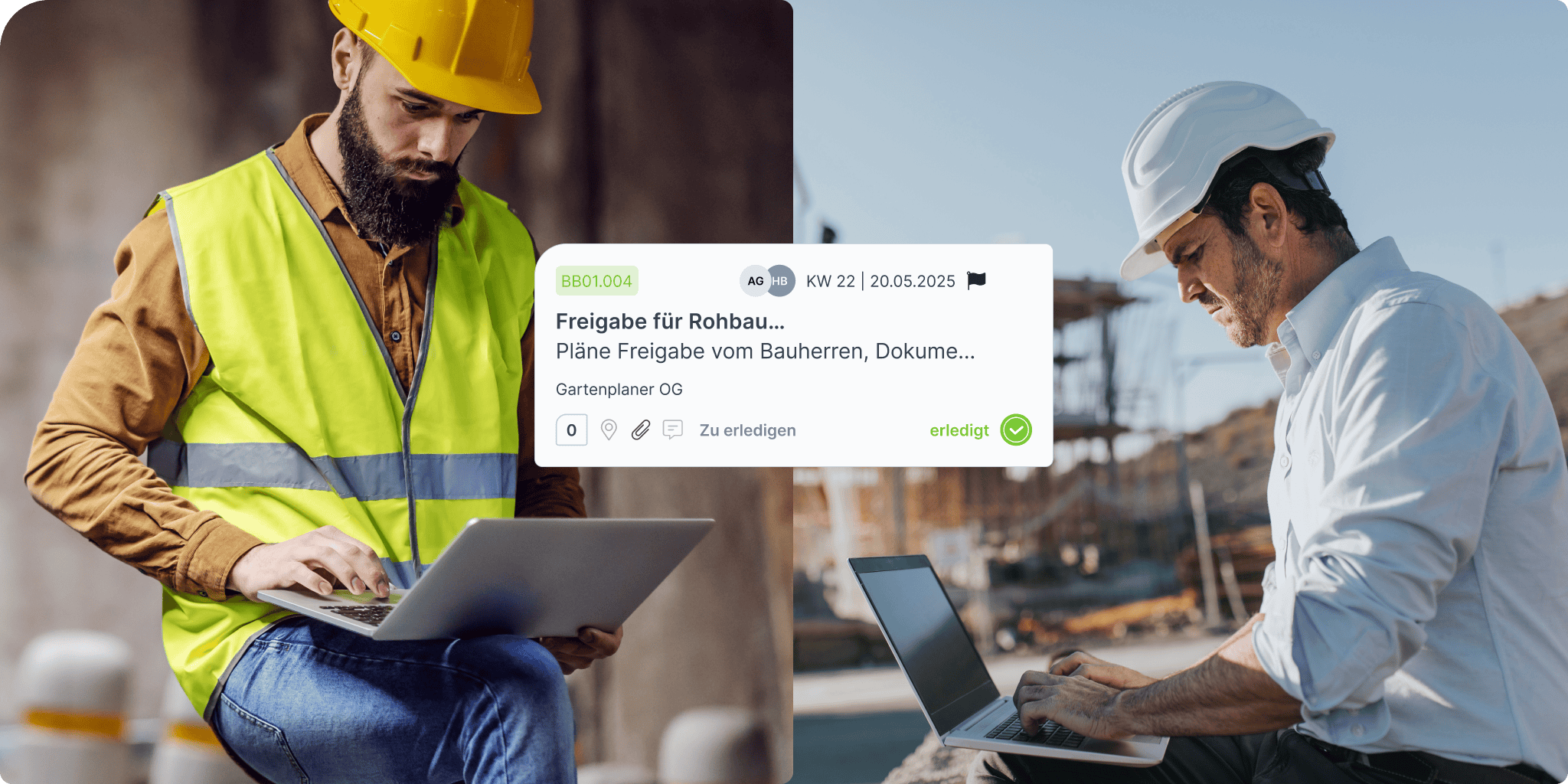 Bautagebuch Software Datenübertragung