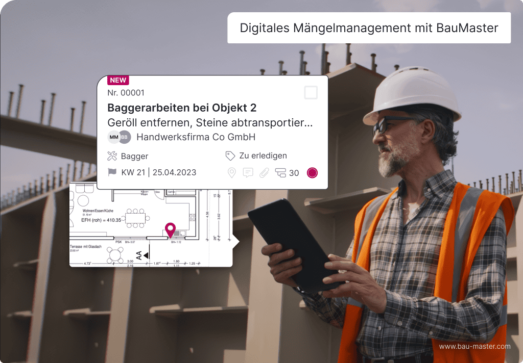ÖNorm B 2110 digitales Mängelmanagement