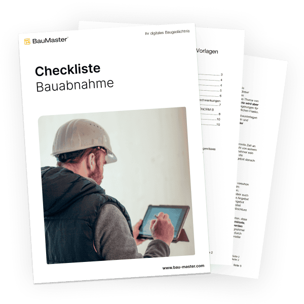 Bauabnahme Vorschau