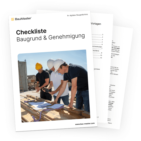 Baugrund Checkliste VORSCHAU