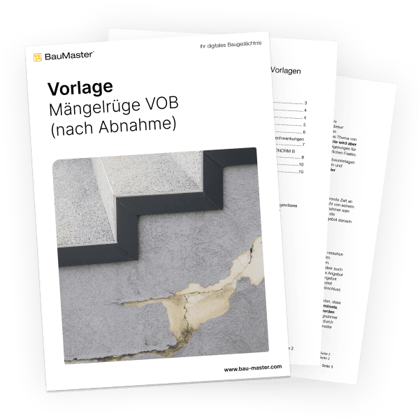 Mängelrüge VOB nach Abnahme Vorschau