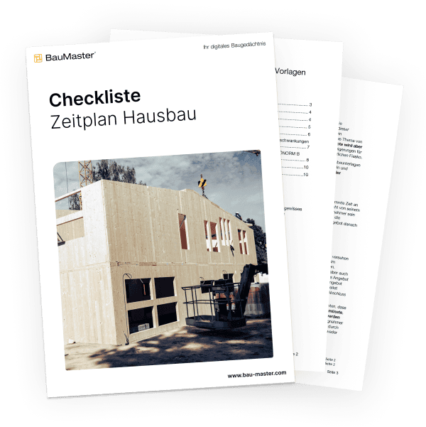 Zeitplan Hausbau Checkliste