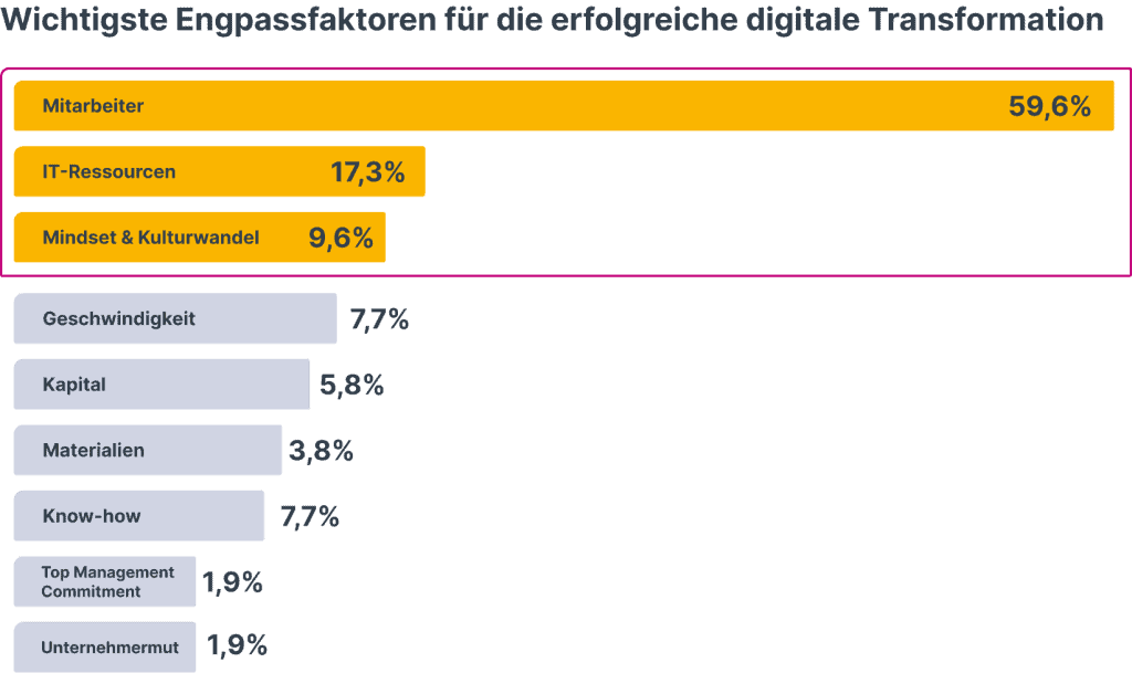 Faktoren für die erfolgreiche digitale Transformation