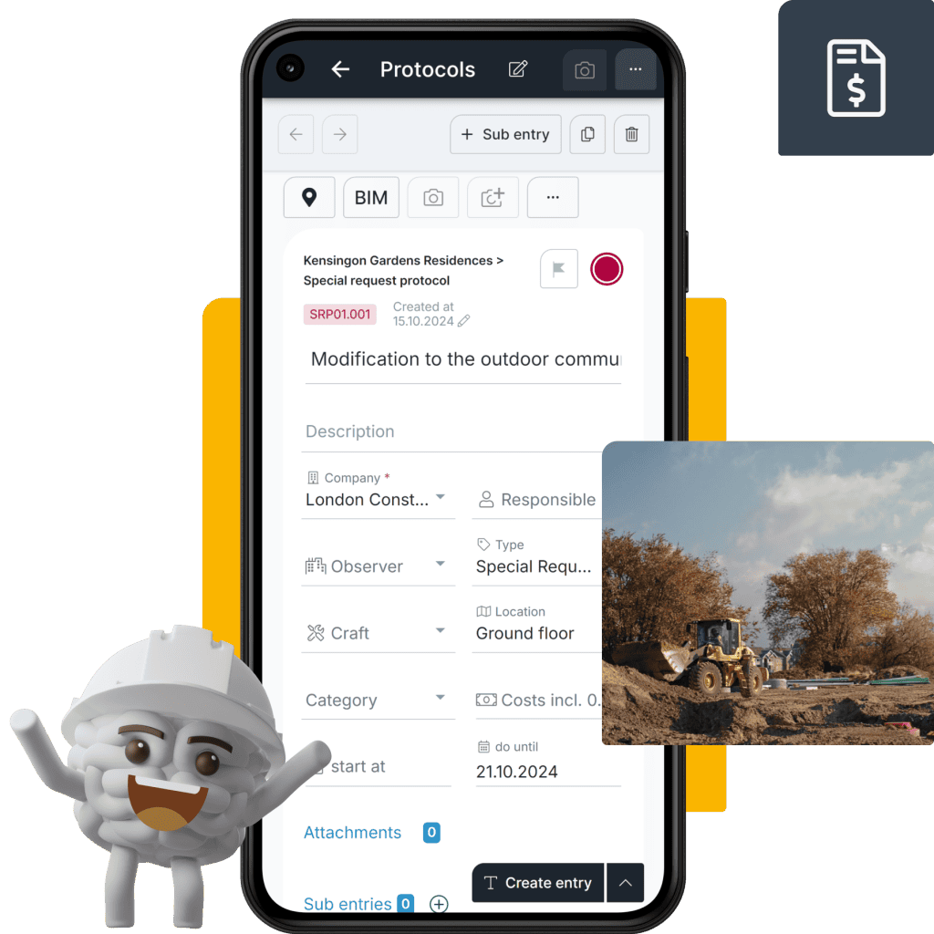 Change order management software Header