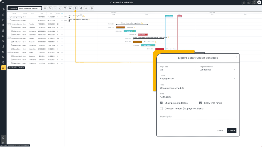 Civil Engineering Project Management Software - Screen 3