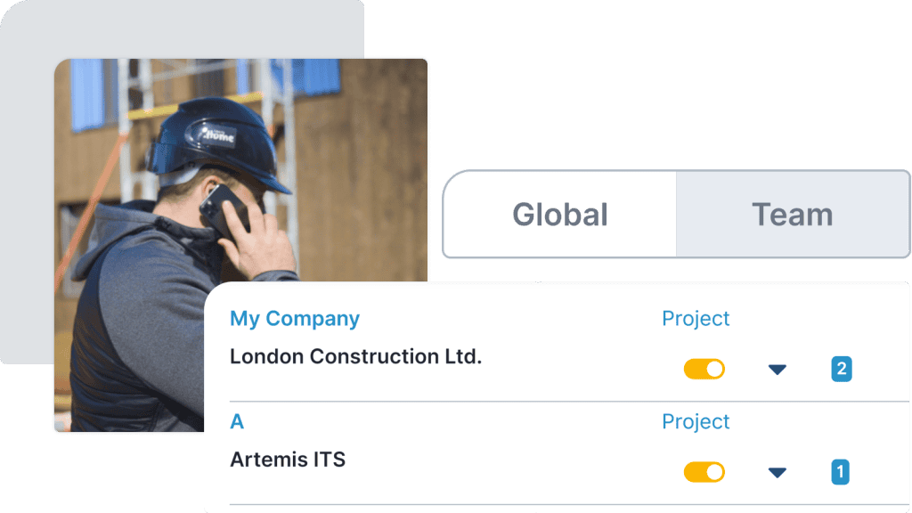 Construction CRM - Screen 1