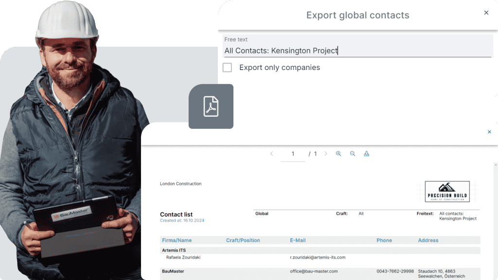 Construction CRM - Screen 2