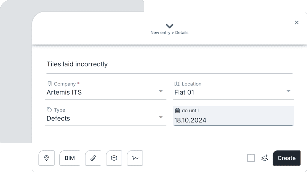Construction daily log software - Screen 2