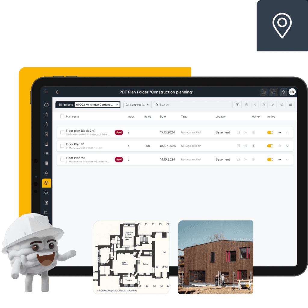 Construction drawing management software Header