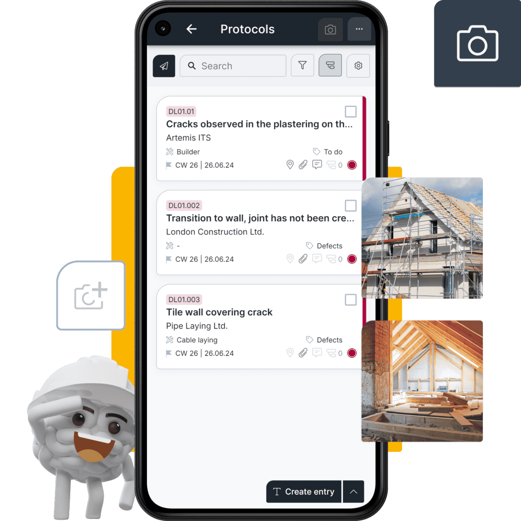 Construction monitoring software Header