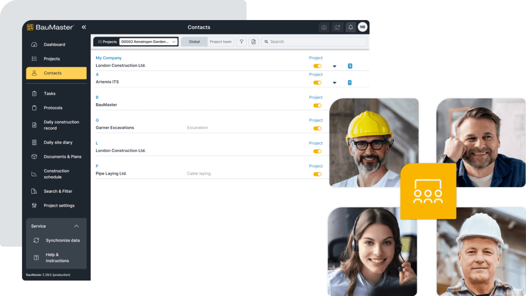 Digital construction software - Screen 2