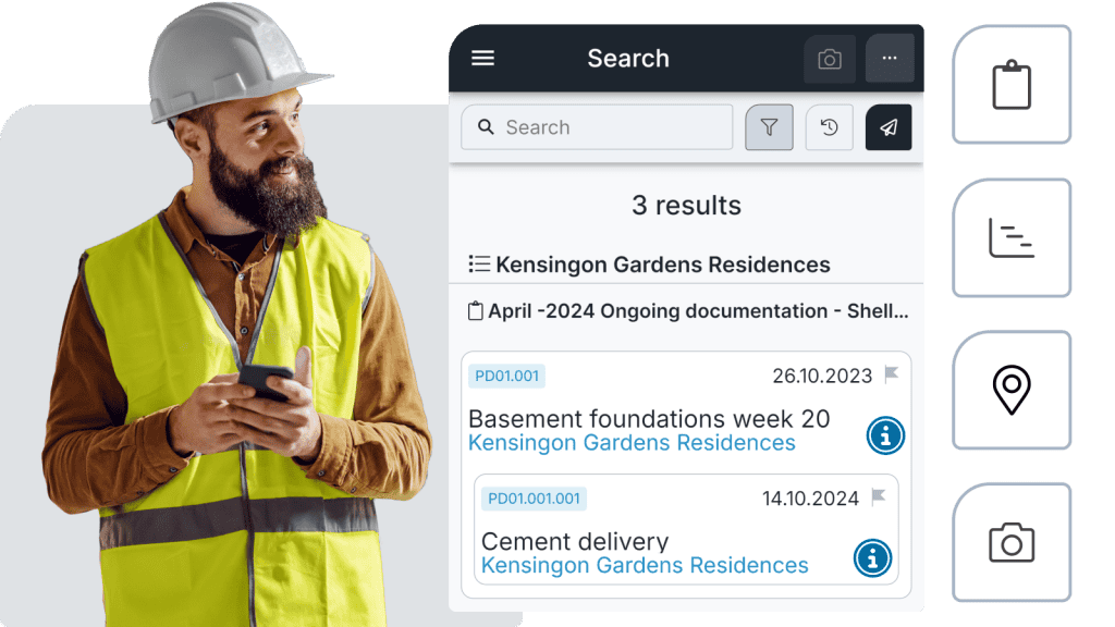 Digital construction software - Screen 3