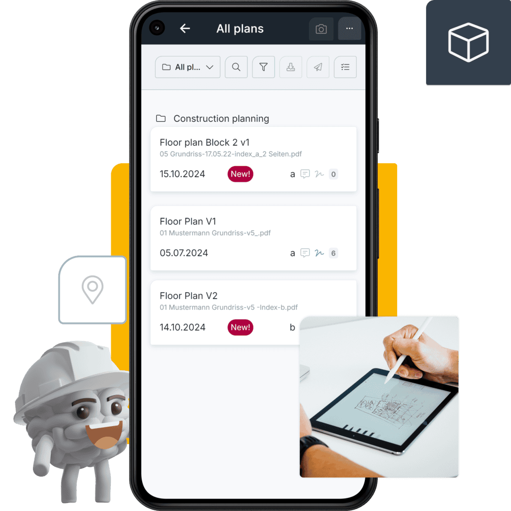 Digital construction software Header
