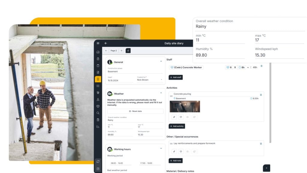 Feature-Overview Daily Construction Record