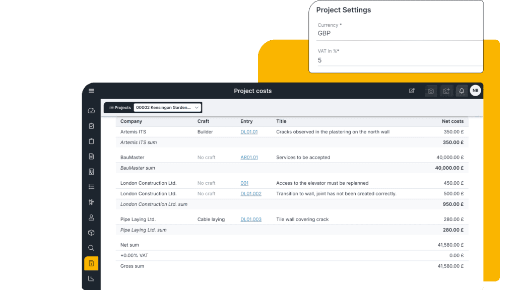 Feature Overview Costs