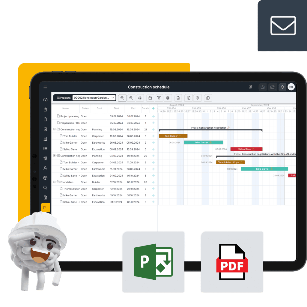 Integrated construction management software Header