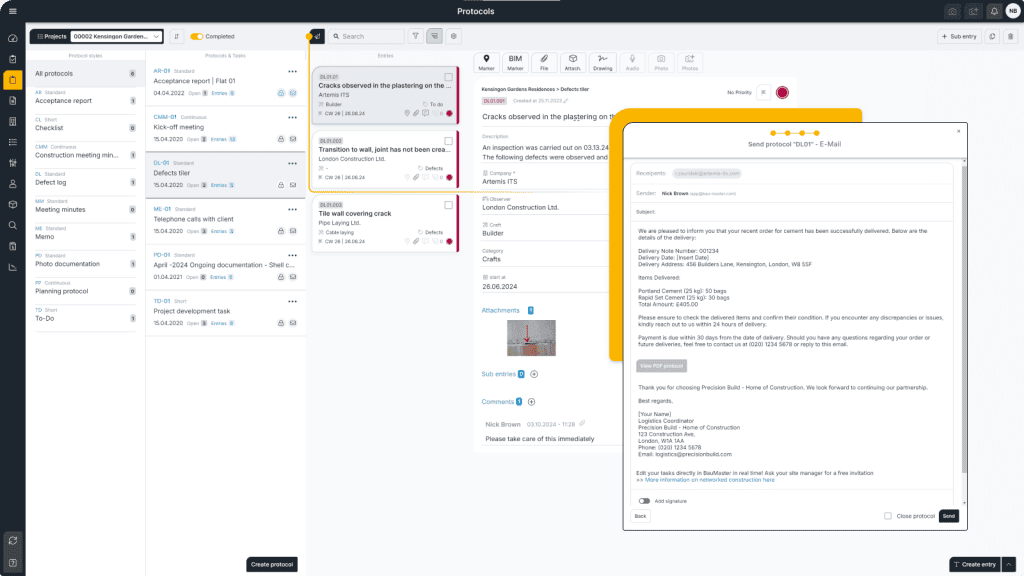 Property Development Software Screen 2