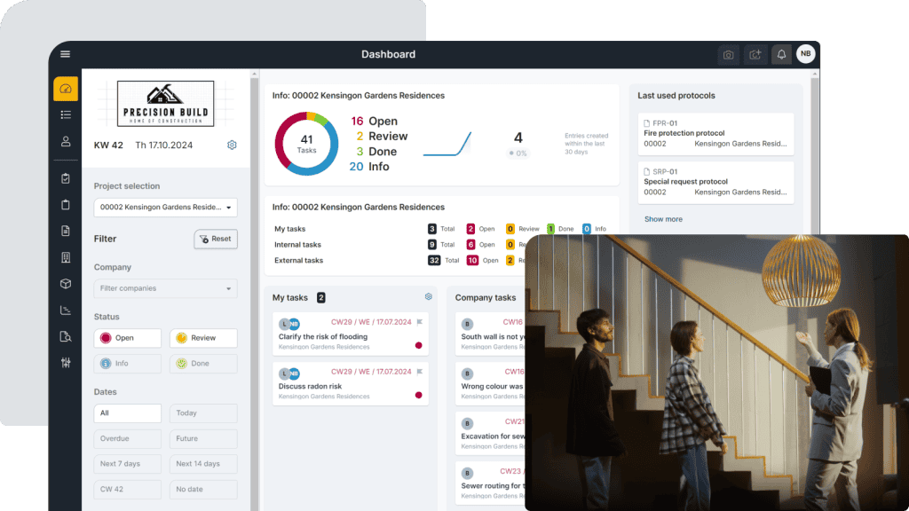 Warranty management software - Screen 1